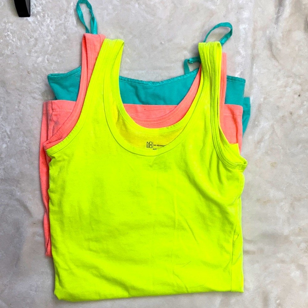 Bright colored Cami & tank tops